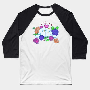 birds in love Baseball T-Shirt